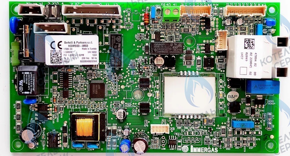 1.040030 Электронная плата управления (основная)  IMMERGAS MYTHOS 4R (аналог 1.037705, 1.037173) 