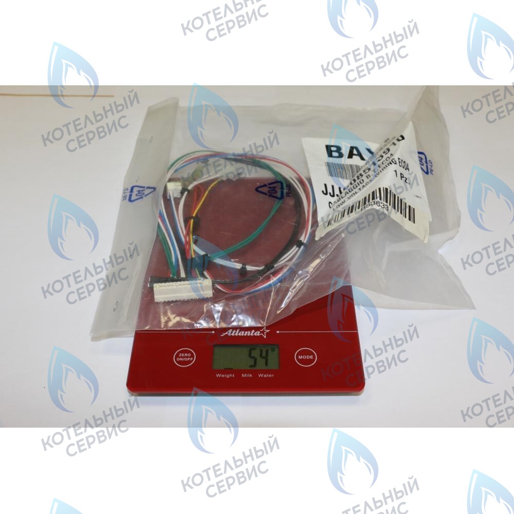 8513910 Проводка электрическая низковольтная (от разъема  платы x5 к модулятору, клеммной колодке, датчику NTC ГВС, реле минимального давления и датчику протока ГВС) BAXI 