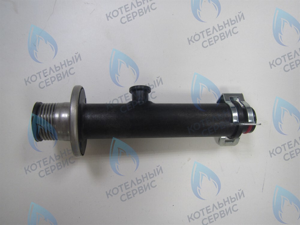 H150510010 Ниппель трехходового с краном подпитки ELSOTHERM серия B с клипсой (трубка выхода ОВ с подпиткой) новая исправленная 