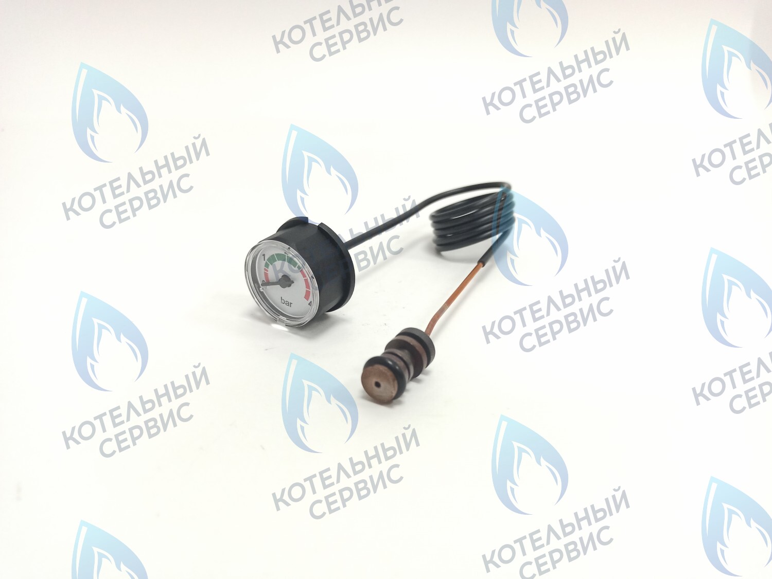 MA016 Манометр с трубкой BOSCH (87186457920,87387036010), BUDERUS (87186457920, 87387036010) 