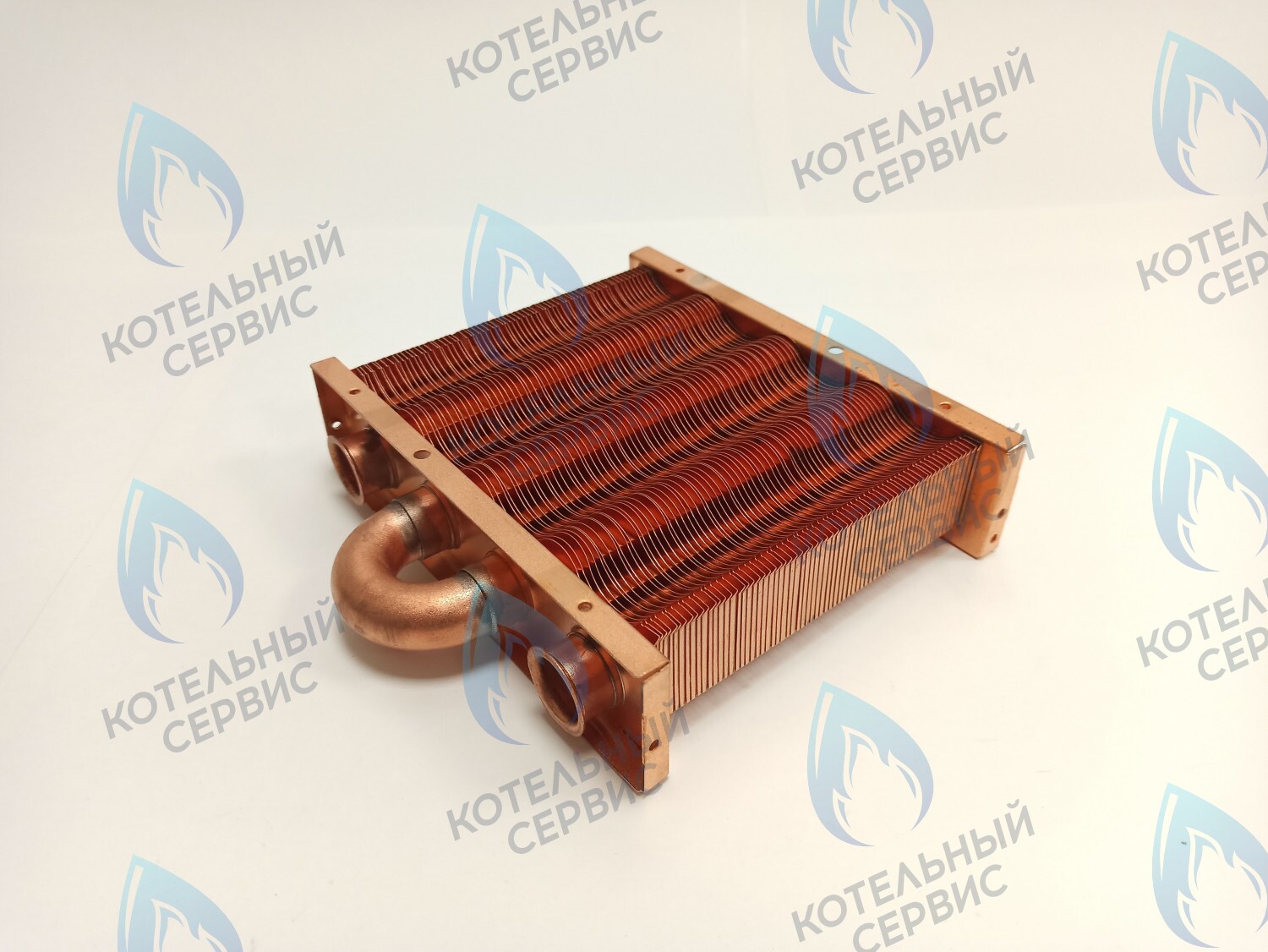 EM021-142-02 Теплообменник отопления без фитингов (142 мм) 67 FIN (100 HSG/ICH/MSC) DAEWOO 