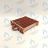 EM021-180-02 Теплообменник отопления без фитингов (180 мм) 85 FIN (130-200 HSG/ICH/MSC)(3318108610, 3318108640) DAEWOO 