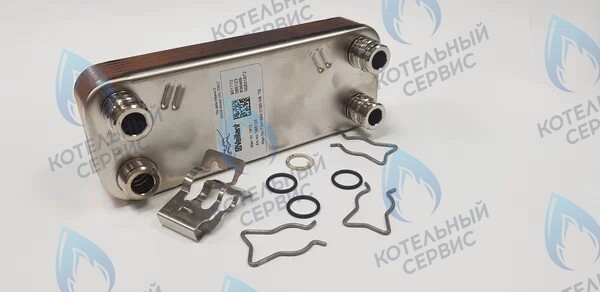 ES190W-000-16F-HR Теплообменник ГВС вторичный 16 пластин VAILLANT TURBO MAX VUW 