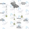 558 Пилотная горелка (100) Ø6 мм (аналог "Sit" 0.160.105) 