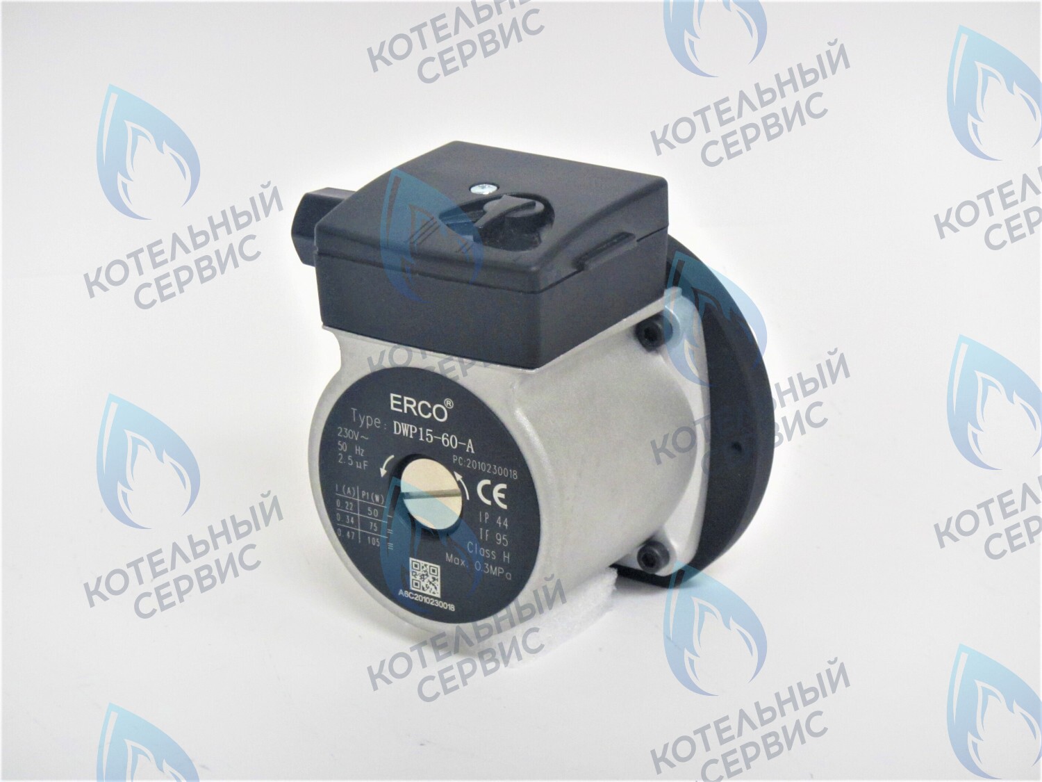 PH-S26CCW60-ER105-Комп Двигатель насоса (без улитки, без фишки коннектора) ERCO 15/6 100w (для замены вместо KPM-100 S132100041, S132100050) 