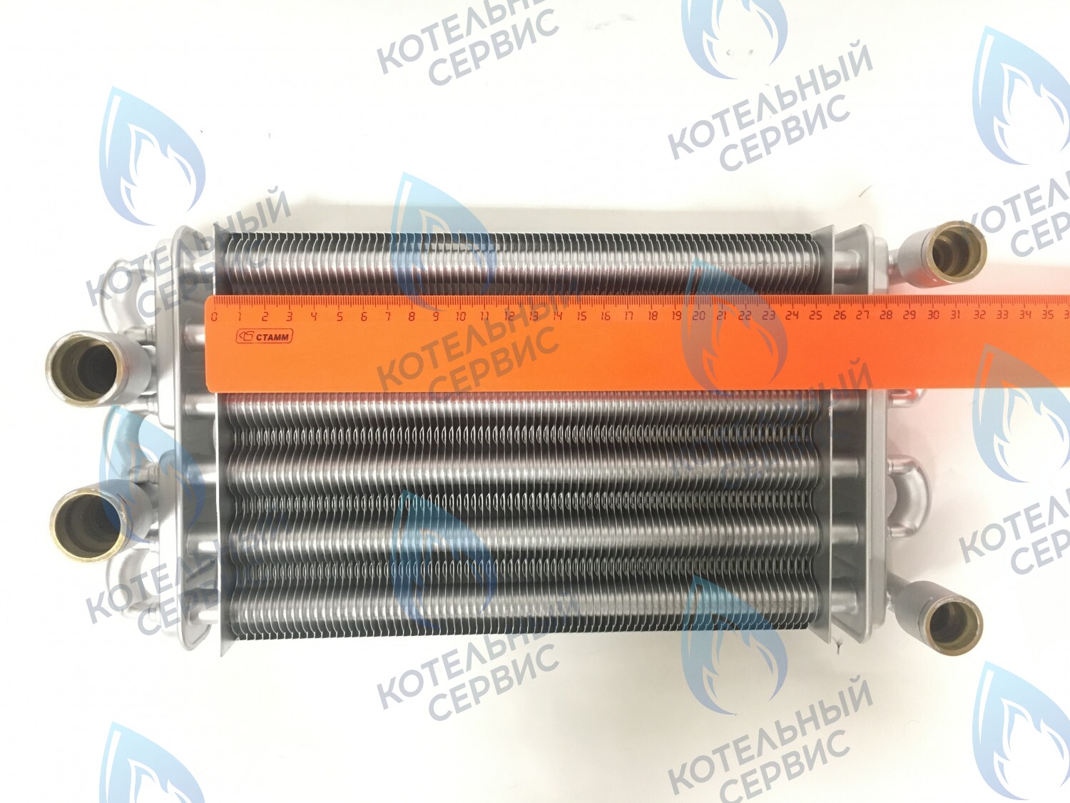 02-4002 Теплообменник битермический (260мм) 24кВт 24-T-1 24-C-1 (до 05.2016) GAZECO 