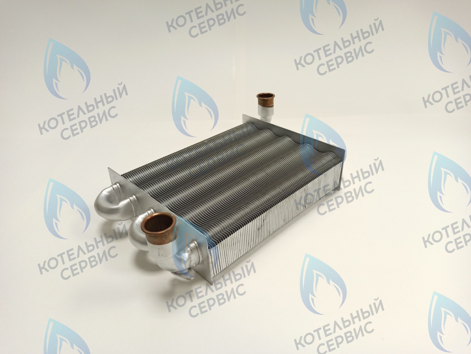 EM044-225F88 Теплообменник первичный 225мм 88 FIN (20кВт/24кВт) KoreaStar Bravo K (KS90299222), Alpenhoff Baden (15199222), Ferroli Fortuna Special (NG), Royal Thermo MC 24кВт (AA07000032) 