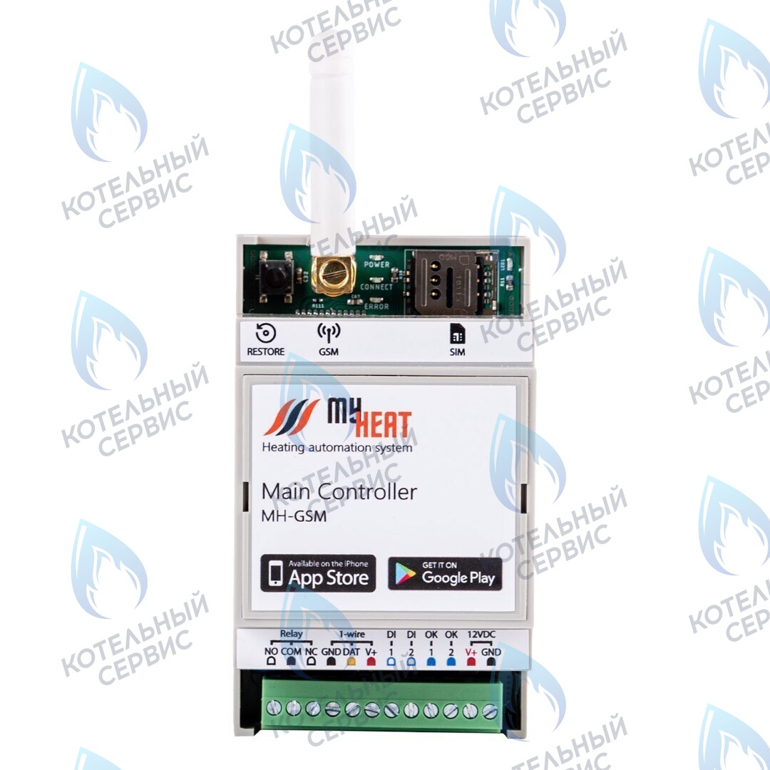 6282 Термостат (контроллер) MyHeat GSM (GSM, DIN) 