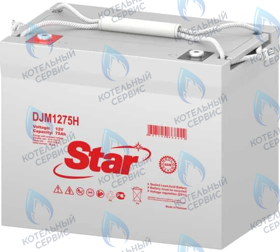 DJM1275H Аккумулятор STAR 12B 75A 