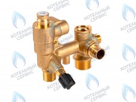 Гидроузел с краном подпитки и турбиной протока (10кВт/13кВт/16кВт) Baden ALPENHOFF (15199094)