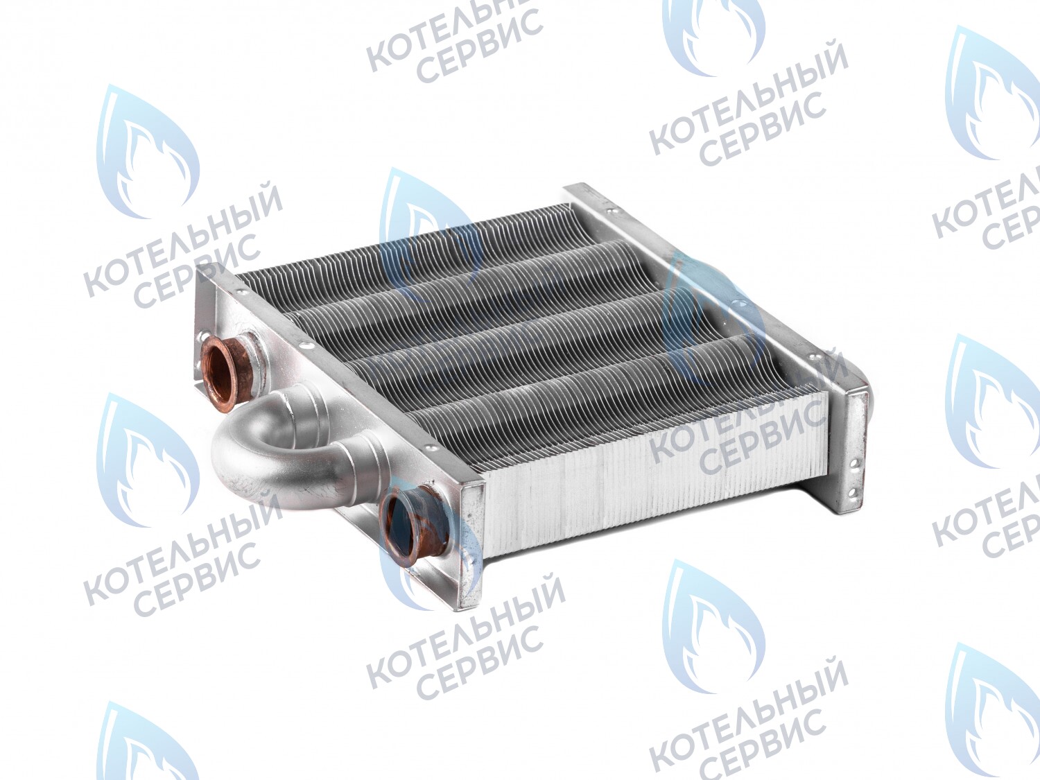 EM021-142 Теплообменник отопления без фитингов (142 мм) 67 FIN (100 HSG/ICH/MSC) DAEWOO 