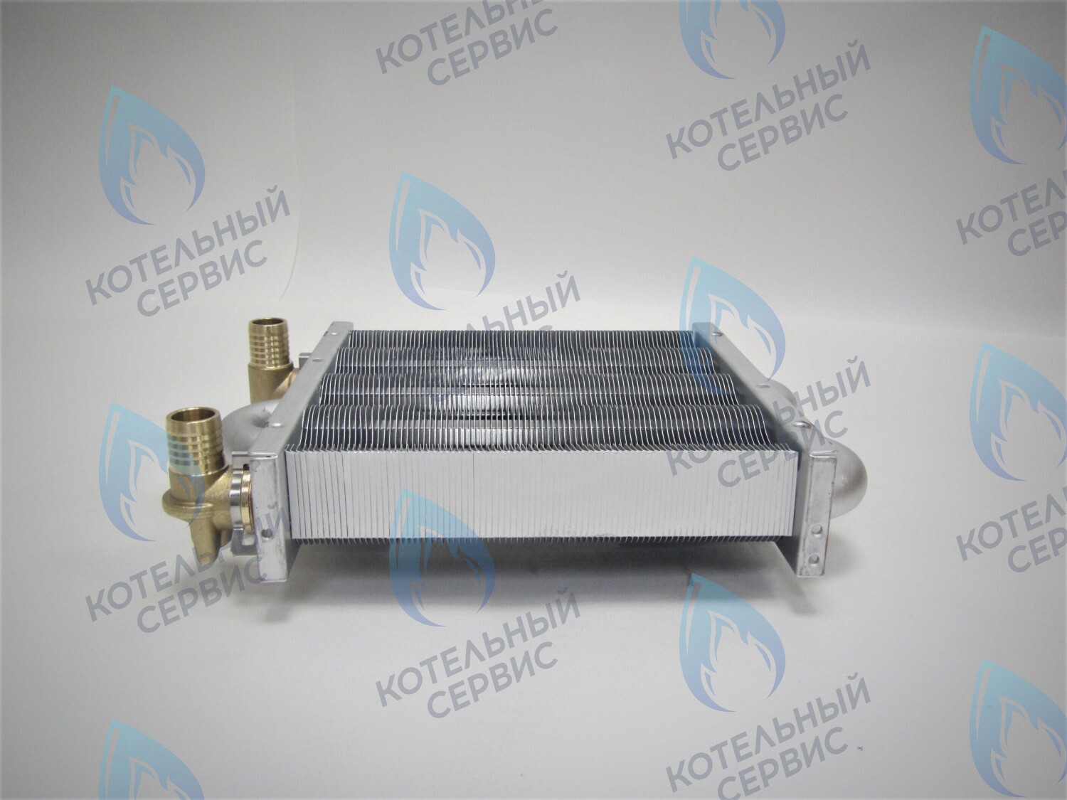 EM021-180-Фитинг-Комп Теплообменник первичный основной (с фитингами) 180 мм 85 FIN (130-200 HSG/ICH/MSC) DAEWOO 