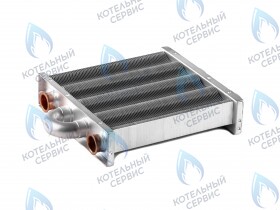 Теплообменник первичный основной (без фитингов) 180мм 85 FIN (130-200 HSG/ICH/MSC) (3318108610, 3318108640) DAEWOO