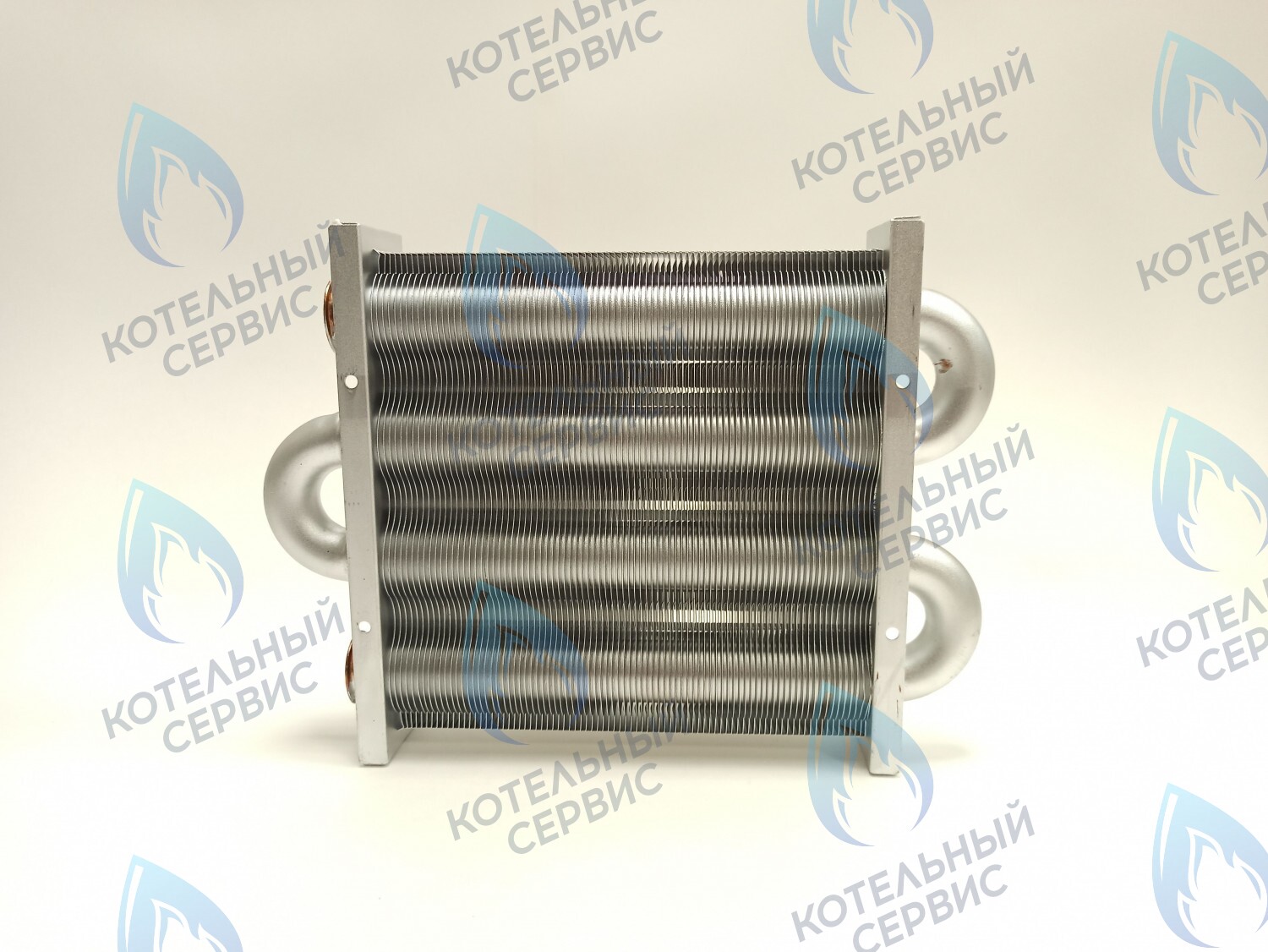 EM021-180 Теплообменник первичный основной (без фитингов) 180мм 85 FIN (130-200 HSG/ICH/MSC) (3318108610, 3318108640) DAEWOO 