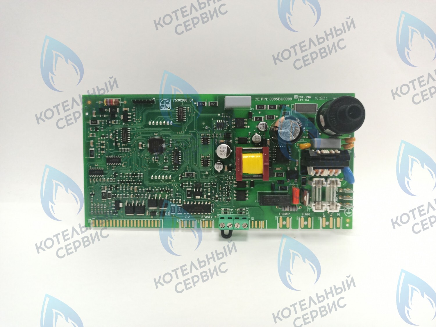 87186496780 Электронная плата управления (основная) BUDERUS U072 (кнопки справа + и -) (до 01.06.2017) FD≤754 (старый 87186477370, 87186440920) 