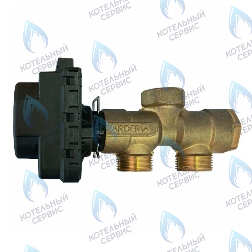 21013114 Клапан трехходовой 3/4” с электроприводом для одноконтурного котла ARDERIA 