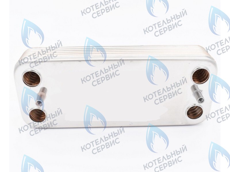 R8036 Теплообменник вторичный 12 пластин для котлов Beretta 