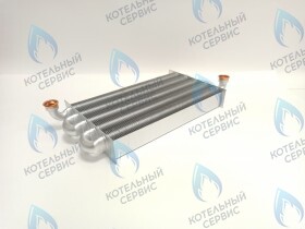 Теплообменник первичный (основной) (крепление - клипсы) FERROLI FORTUNA PRO F30, C32/F32 (902608840)