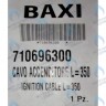 710696300 кабель электрода зажигания BAXI 
