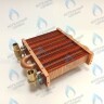 EM021-142-02-Фитинг-Комп Теплообменник отопления с фитингами (142 мм) 67 FIN (100 HSG/ICH/MSC) DAEWOO 