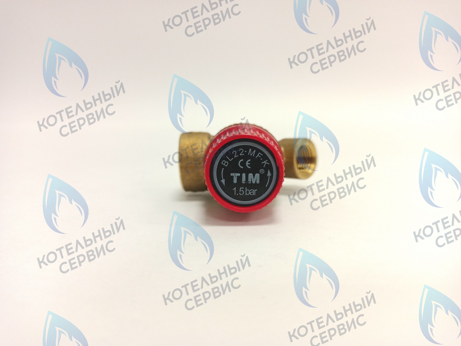  Клапан предохранительный с манометром TIM 1/2x1,5 бар (BL4802-1.5) 