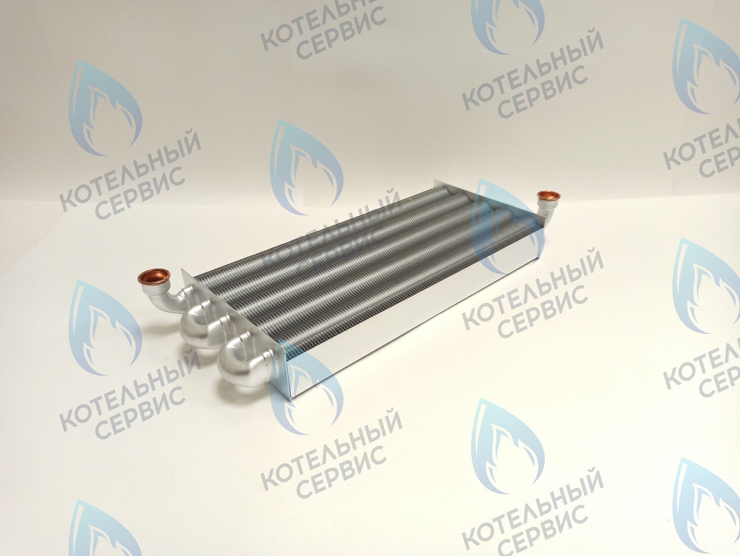 EM042-380 Теплообменник первичный (основной) (крепление - клипсы) FERROLI FORTUNA PRO (902603890) 