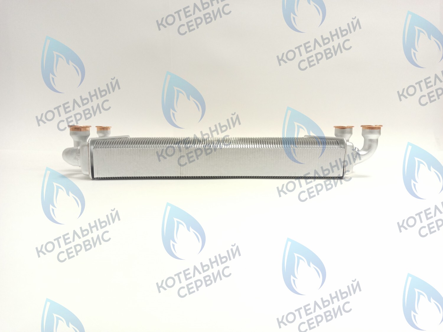 EB041-300 Теплообменник битермический 300мм 295мм (наружный-внутренний) подходит для Ferroli Domiproject C/F32D, Domina F28/32N (39842570, 37405890, 39842540, 37405900) 