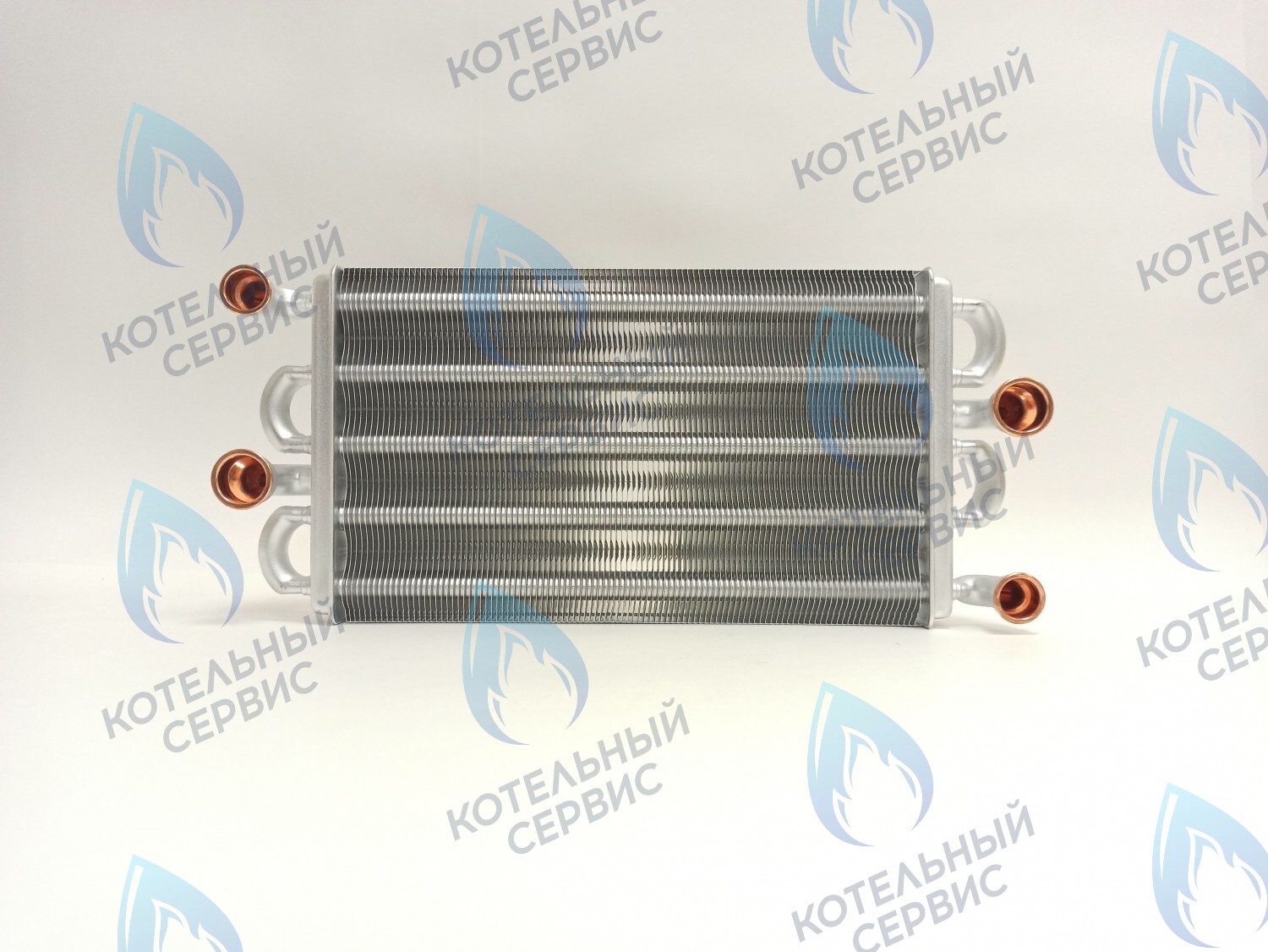 EB041-300 Теплообменник битермический 300мм 295мм (наружный-внутренний) подходит для Ferroli Domiproject C/F32D, Domina F28/32N (39842570, 37405890, 39842540, 37405900) 