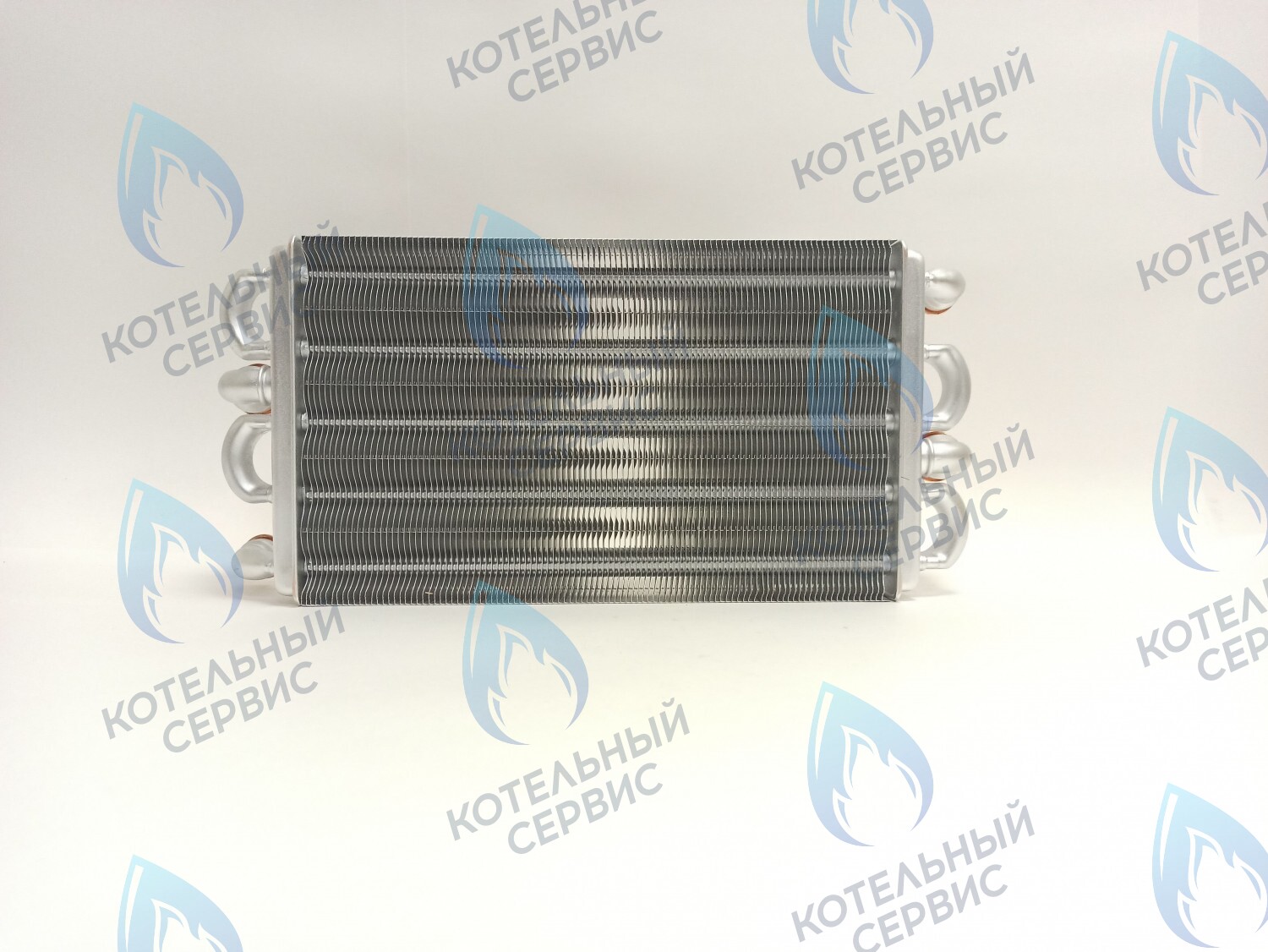 EB041-300 Теплообменник битермический 300мм 295мм (наружный-внутренний) подходит для Ferroli Domiproject C/F32D, Domina F28/32N (39842570, 37405890, 39842540, 37405900) 