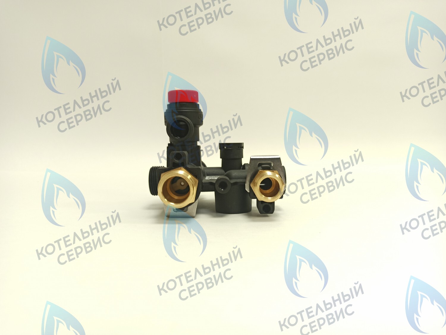 NUM00007 Гидроблок (левый) с картриджем трехходового крана (пластиковый) LIGHT 12кВт-24кВт, VARME 12кВт-18кВт (HH005B) FEDERICA BUGATTI 