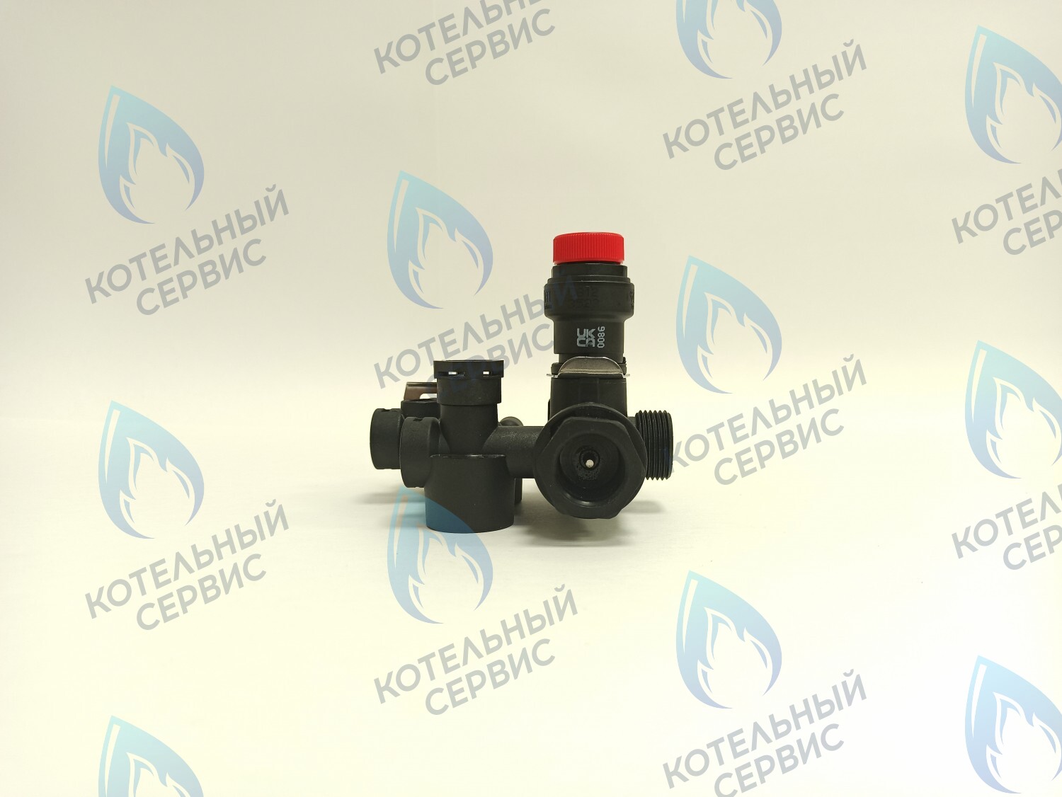 NUM00007 Гидроблок (левый) с картриджем трехходового крана (пластиковый) LIGHT 12кВт-24кВт, VARME 12кВт-18кВт (HH005B) FEDERICA BUGATTI 