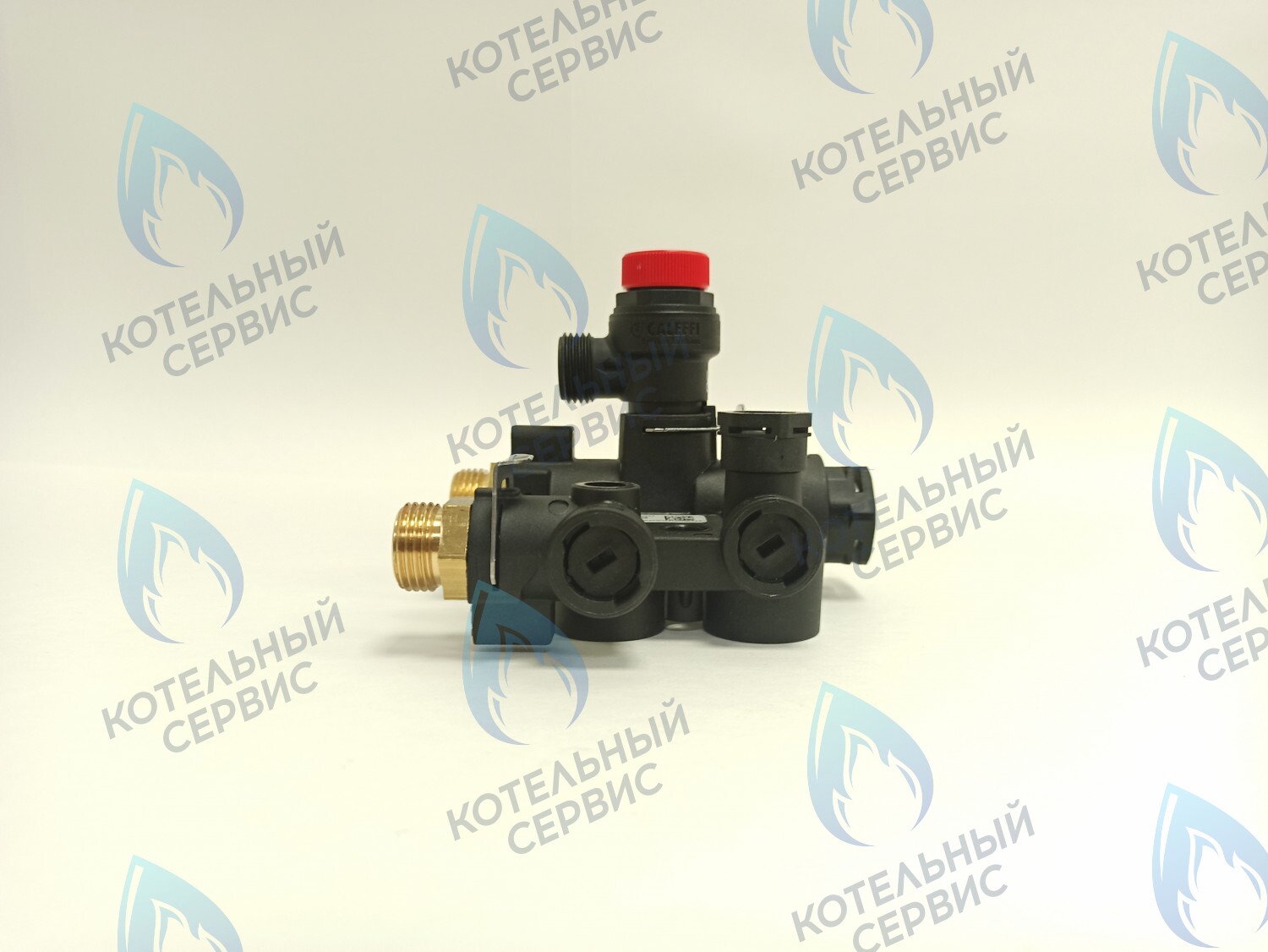 NUM00007 Гидроблок (левый) с картриджем трехходового крана (пластиковый) LIGHT 12кВт-24кВт, VARME 12кВт-18кВт (HH005B) FEDERICA BUGATTI 