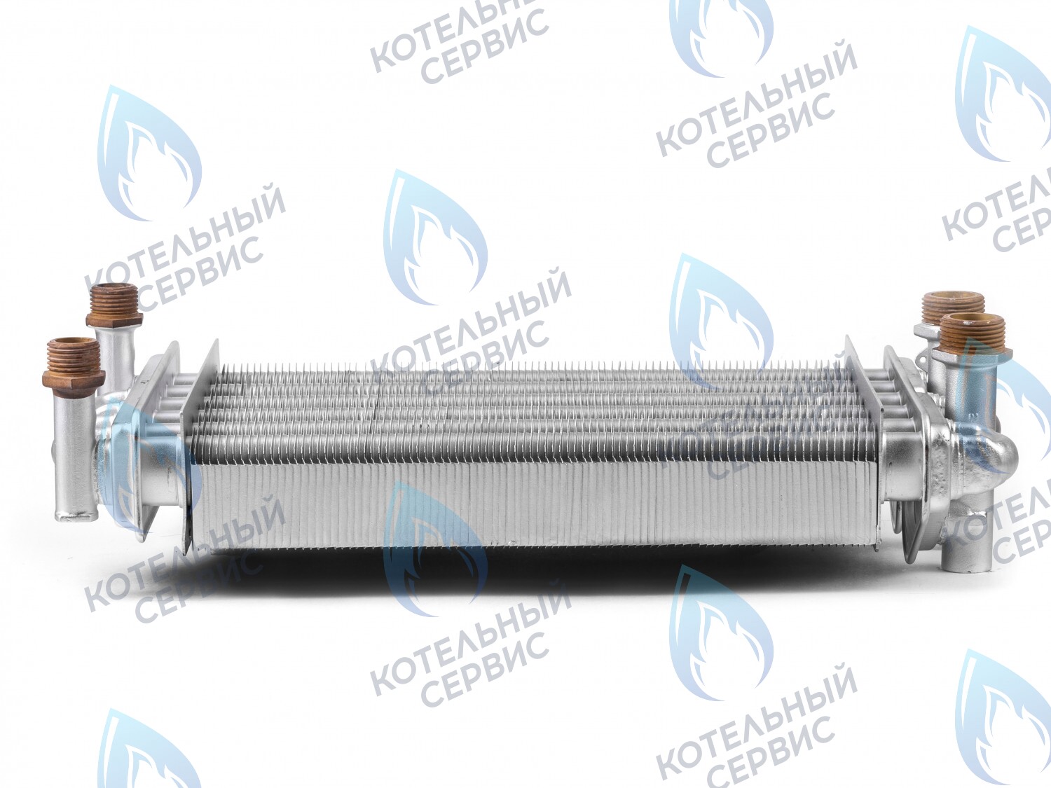 EB002-270 Битермический теплообменник 270мм ARISTON TX/T2 998619 (с двумя отверстиями под датчики температуры) 