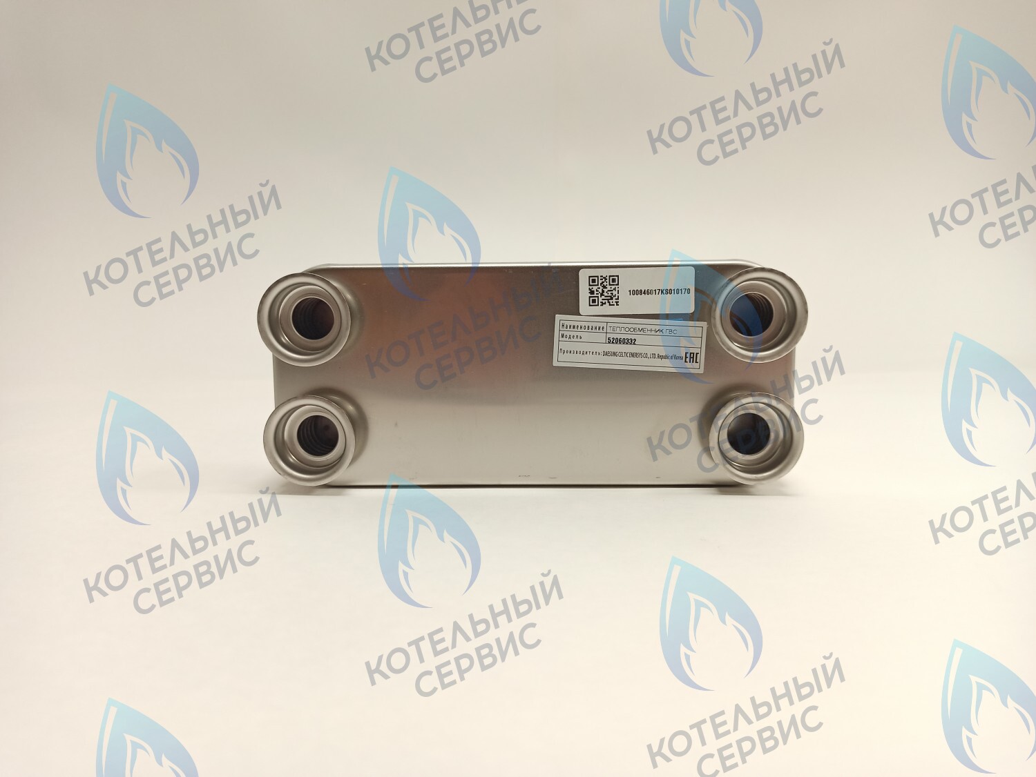 52060332 Теплообменник вторичный (ГВС) A24, D24 DAESUNG 