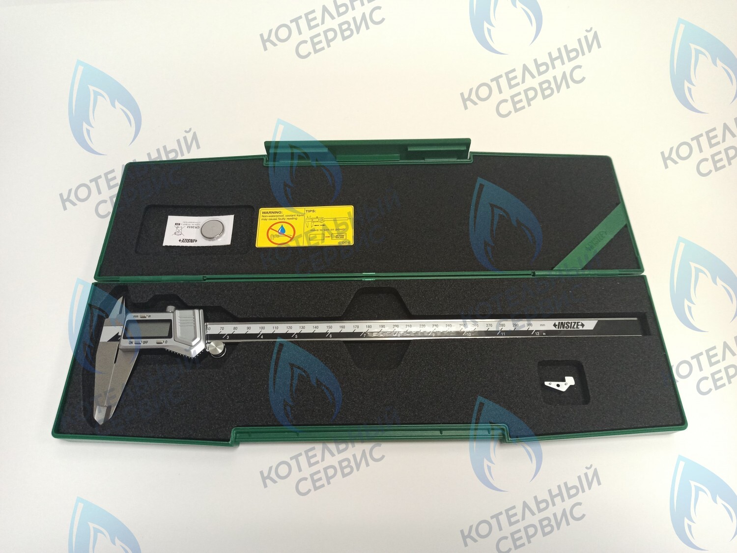 ZK004-300 Штангенциркуль металлический INSIZE 0-300мм с ЖК дисплеем 