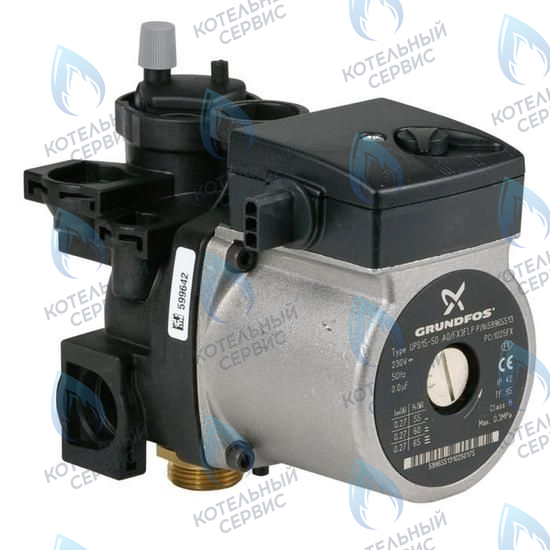 39818450 Насос циркуляционный GRUNDFOS 15-50  (39404220) FERROLI (может стоять насос WILO!) 