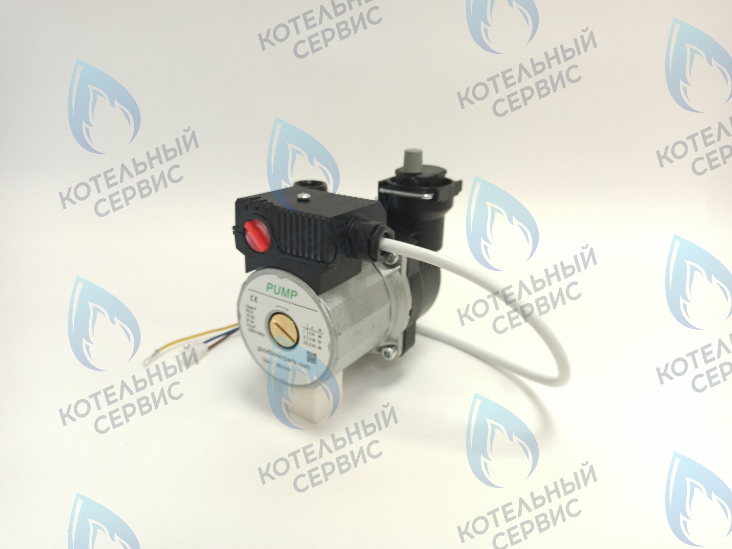 PM002AW50-GW95-N-Комп Циркуляционный насос в сборе PUMP WS15/5 с проводом вариант замены насоса Navien Deluxe, Ace, Atmo, 30000469A, 30000469B. 