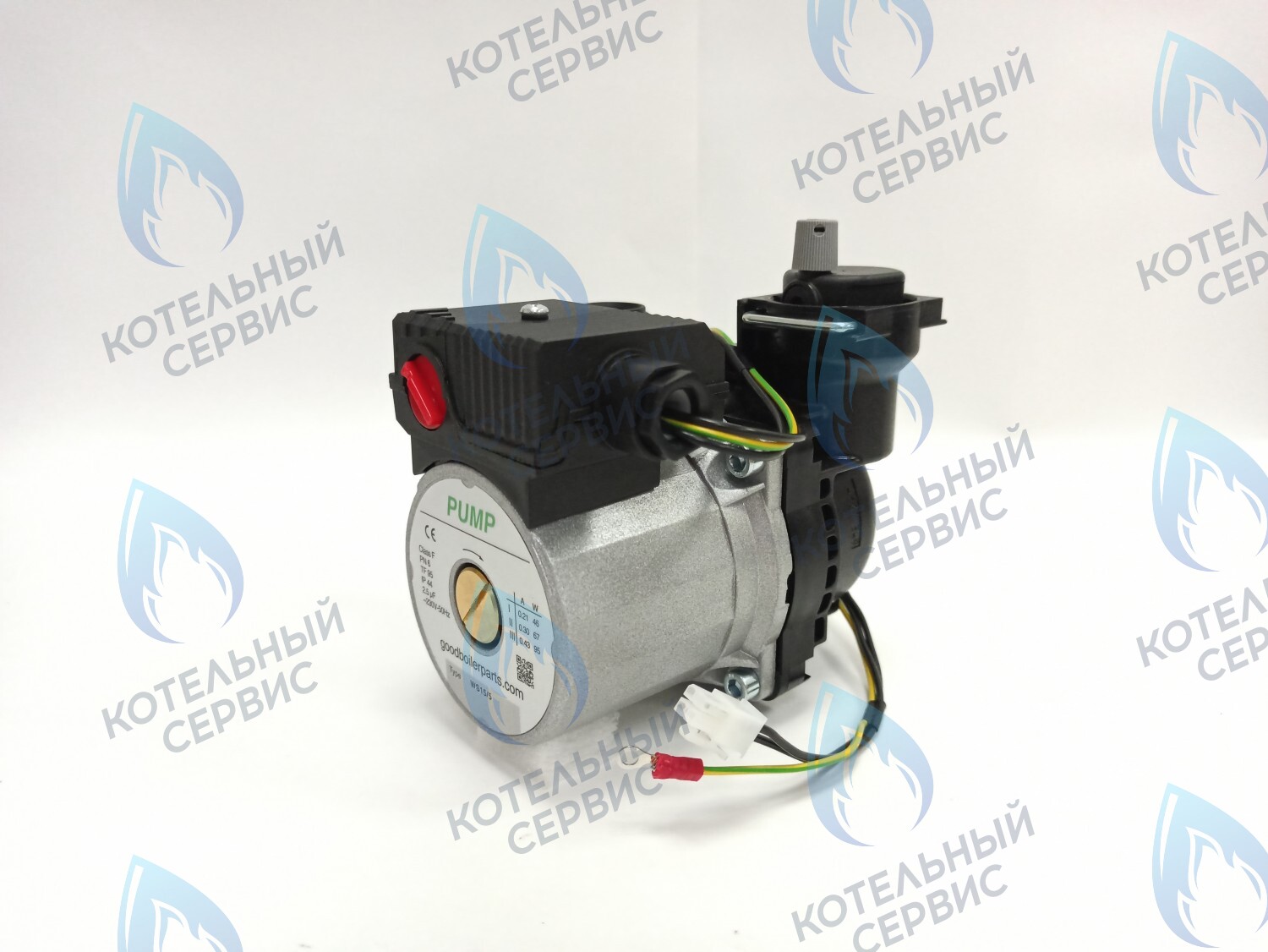 PM002AW50-GW95-N-Комп Циркуляционный насос в сборе PUMP WS15/5 с проводом вариант замены насоса Navien Deluxe, Ace, Atmo, 30000469A, 30000469B. 