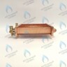 EM021-180-02-Фитинг-Комп Теплообменник отопления с фитингами (180 мм) 85 FIN (130-200 HSG/ICH/MSC)(3318108610, 3318108640) DAEWOO 