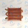EM021-180-02-Фитинг-Комп Теплообменник отопления с фитингами (180 мм) 85 FIN (130-200 HSG/ICH/MSC)(3318108610, 3318108640) DAEWOO 