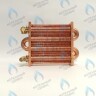 EM021-180-02-Фитинг-Комп Теплообменник отопления с фитингами (180 мм) 85 FIN (130-200 HSG/ICH/MSC)(3318108610, 3318108640) DAEWOO 