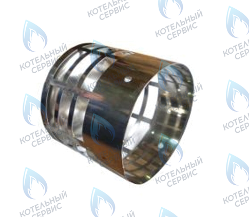 1KWMA86A Элемент конечный трубы дымоудаления (искрогаситель) D80 нержавеющая сталь KIT TERMIN.FUMI INOX FERROLI 