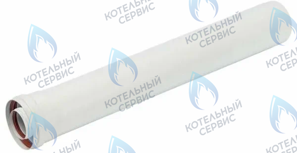 Y-002(A/SR) Удлинитель коаксиального дымохода 60/100 1,00м DR thermo 