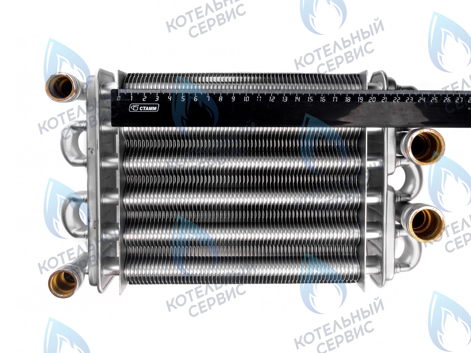 L44919 Би-термический теплообменник 18кВт (198мм трубки 18/12мм для котлов после 07/2013) ROC 