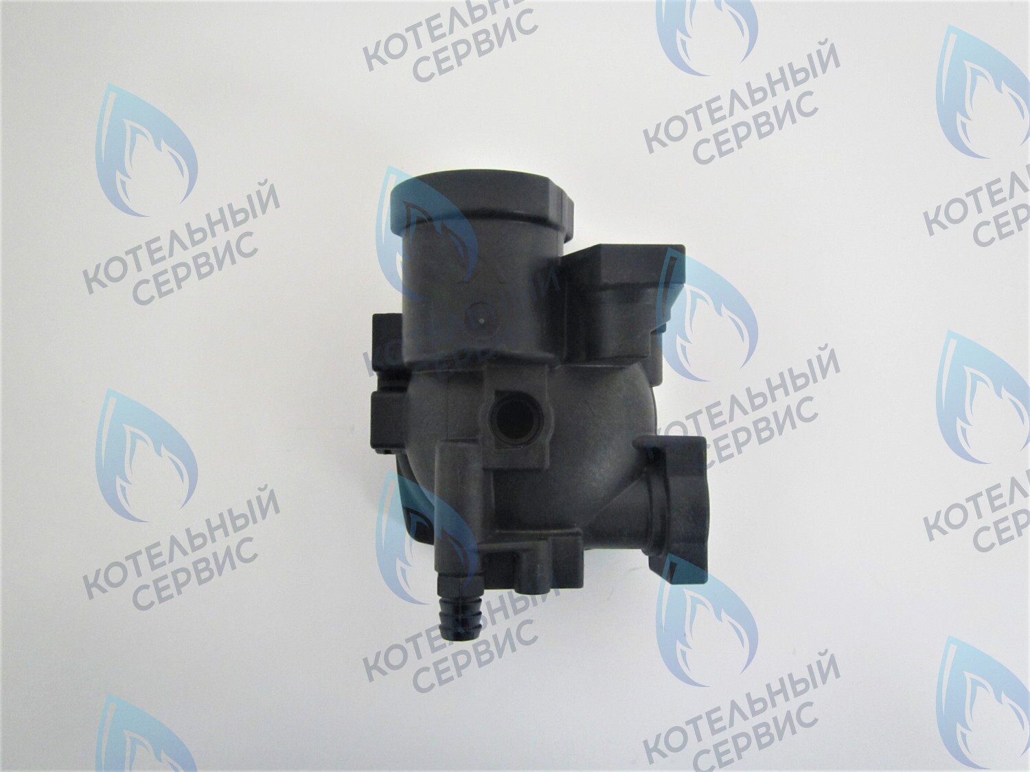 PMF01BG-NA Улитка циркуляционного насоса (отверстие сзади, два справа сбоку) FERROLI под насос GRUNDFOS (G30CCW) (без воздухоотводчика) 