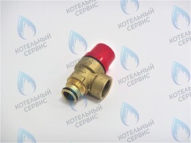 Клапан сбросной предохранительный 3 бар Pakkens Junkers Bosch Euroline (8707401026), FERROLI (39809740, 39400540)