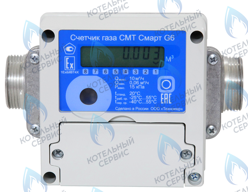  Счетчик газа правый СМТ-Смарт G6 (ООО "Техномер") 