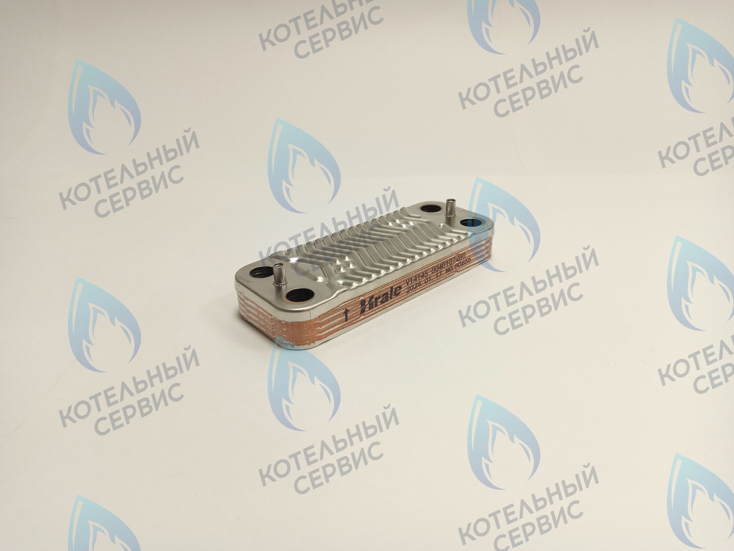 0040107280 Пластинчатый теплообменник ГВС 10 пластин Haier Urban 10-18 кВт 