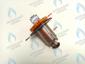 Втулка ротор насоса (против часовой стрелки) аналог WILO 12/6, 15/6 (втулка 40мм, колесо 68/21мм)