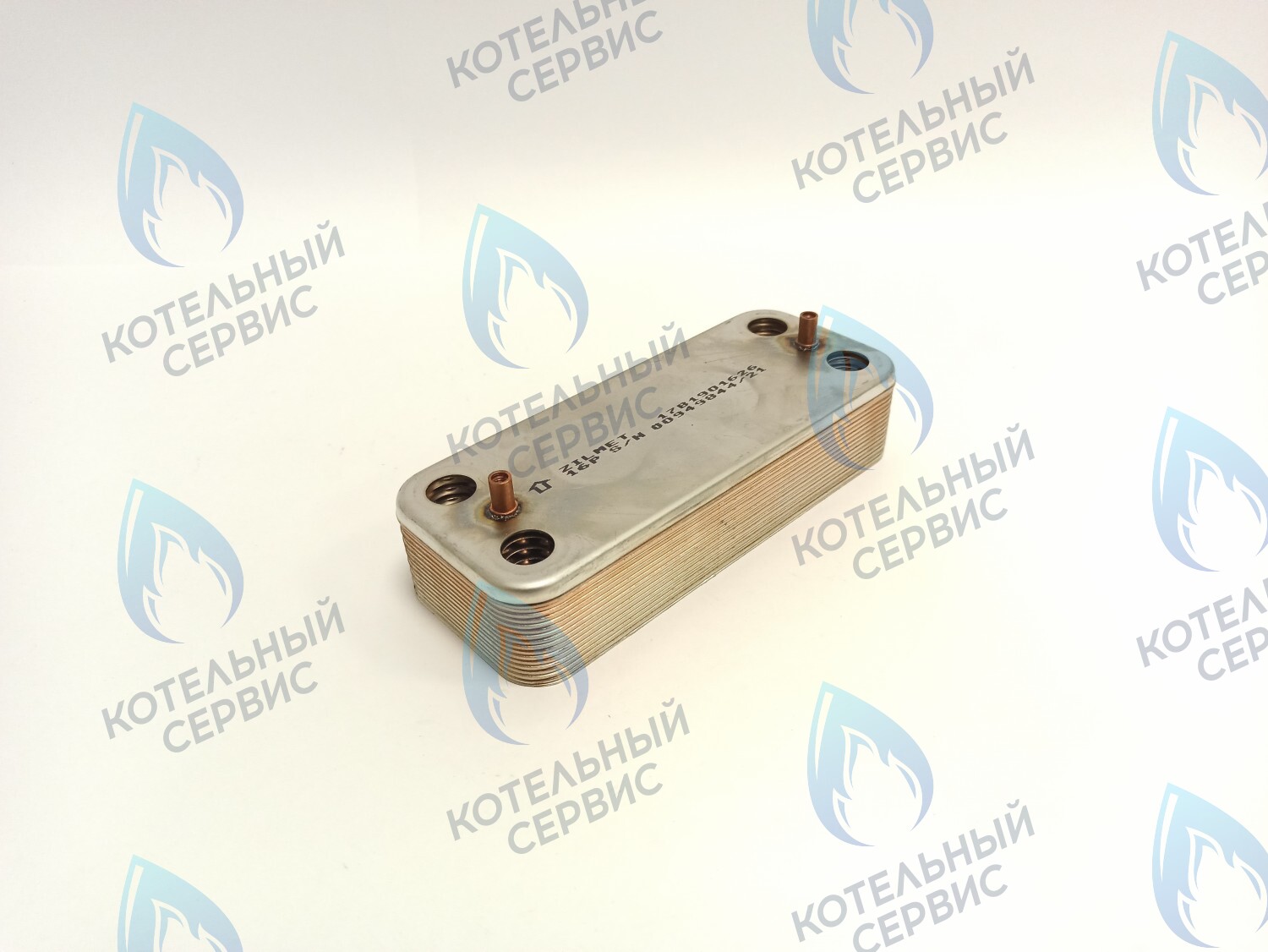 ES190P-148-16F-ZM Теплообменник ГВС ZILMET вторичный  16 пластин (17B1901600, 17B1901626) 
